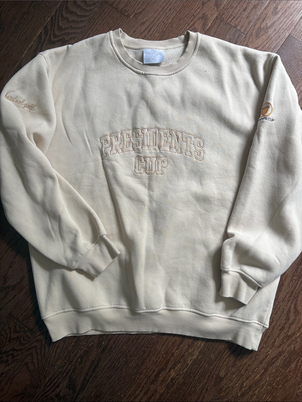 Presidents Cup Crewneck Sweatshirt in Cream
